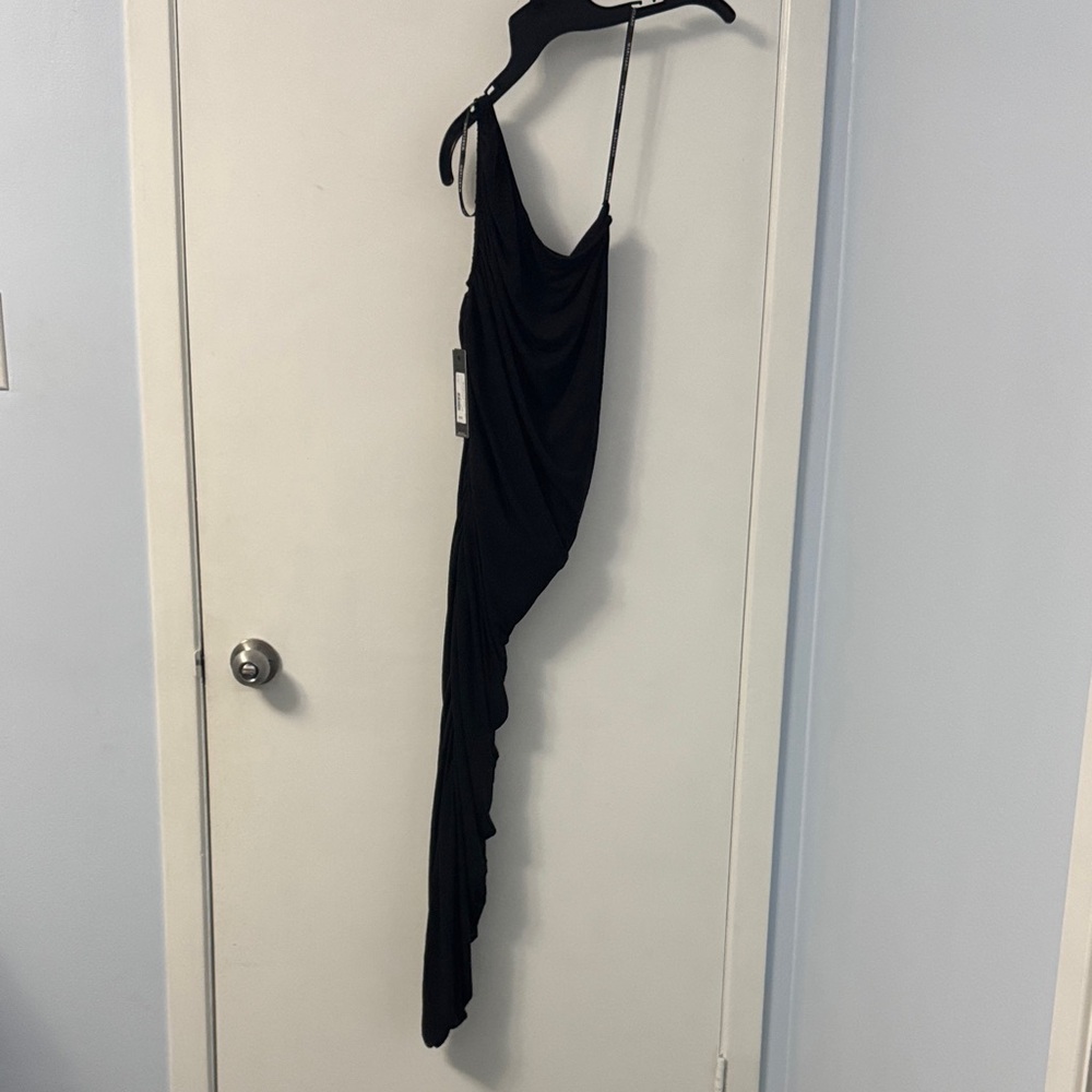 Marciano Black Asymmetrical Dress
